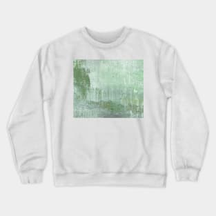 Eucalyptus Green Abstract Art Crewneck Sweatshirt